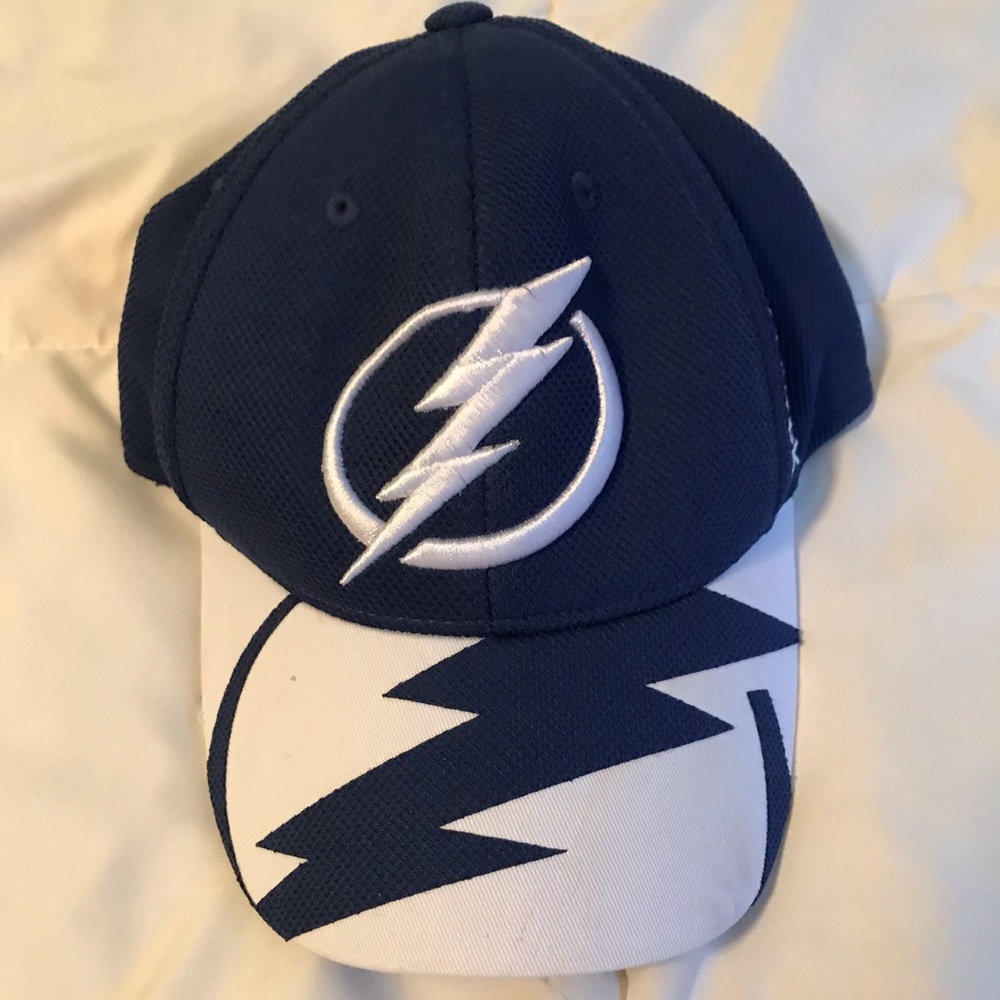 Tampa Bay Lightning Size Small Hat with Stickers